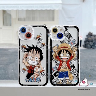 เคสโทรศัพท์มือถือแบบนิ่ม ใส ลายการ์ตูนลูฟี่ วันพีซ สําหรับ Xiaomi Mi POCO X3 NFC POCO F4 M3 X3 Pro M4 Pro Redmi 10 A1 9 10A 9T 9A 10C 9C Note 11 10 10s 9 8 9s 9pro 11s 11pro 10pro ผ้าคลุม