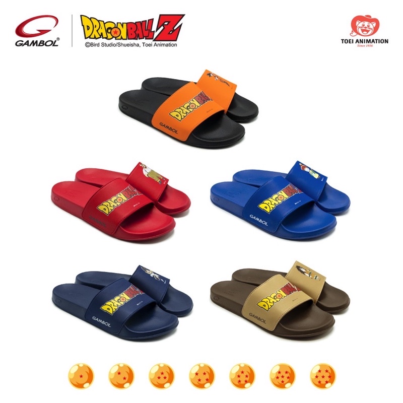 รองเท้าแตะ Gambol x Dragonball Z รุ่นDM42003 ไซส์ 40-44 พร้อมกล่อง