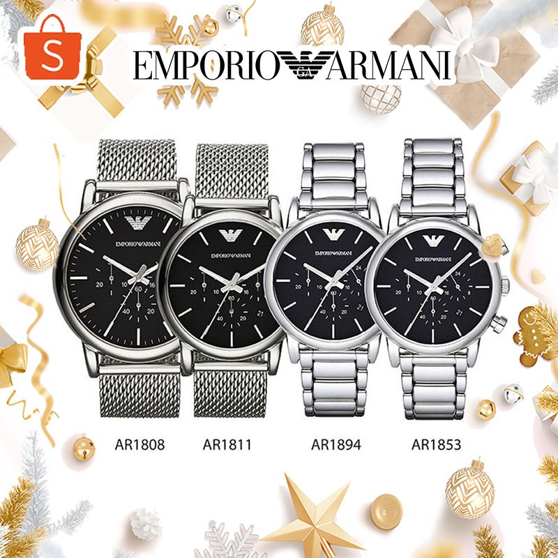 OUTLET WATCH นาฬิกา Emporio Armani OWA299 นาฬิกาผู้ชาย นาฬิกาข้อมือผู้หญิง แบรนด์เนม Brand Armani Watch AR1808