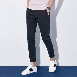 กางเกงชิโน่ ทรงกระบอกเล็ก SLIM FIT LONDON CHINO PANTS RALPH T กางเกงขายาวผู้ชาย