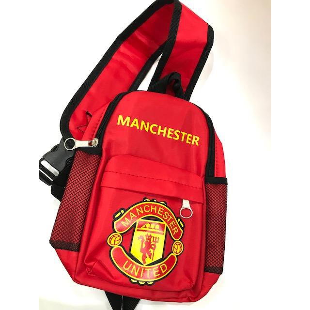 MAN U กระเป๋าคาดอก กระเป๋าเด็ก กระเป๋า คาดอก เด็ก ขนาด 10 นิ้ว เด็กลาย แมน ยูไนเต็ด MAN UNITED man u
