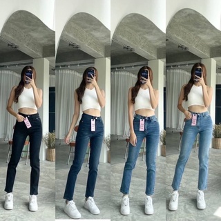 Boy style Chuu 5 kg jeans ทรงบอย ผ้ายืด มีดีเทลใส่ได้ทั้ง2 แบบ