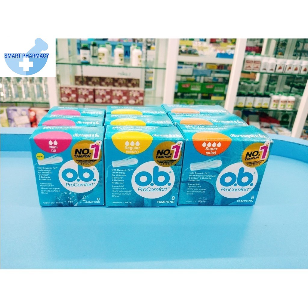 O.B.MINI/REGULAR/SUPER ผ้าอนามัยแบบสอด