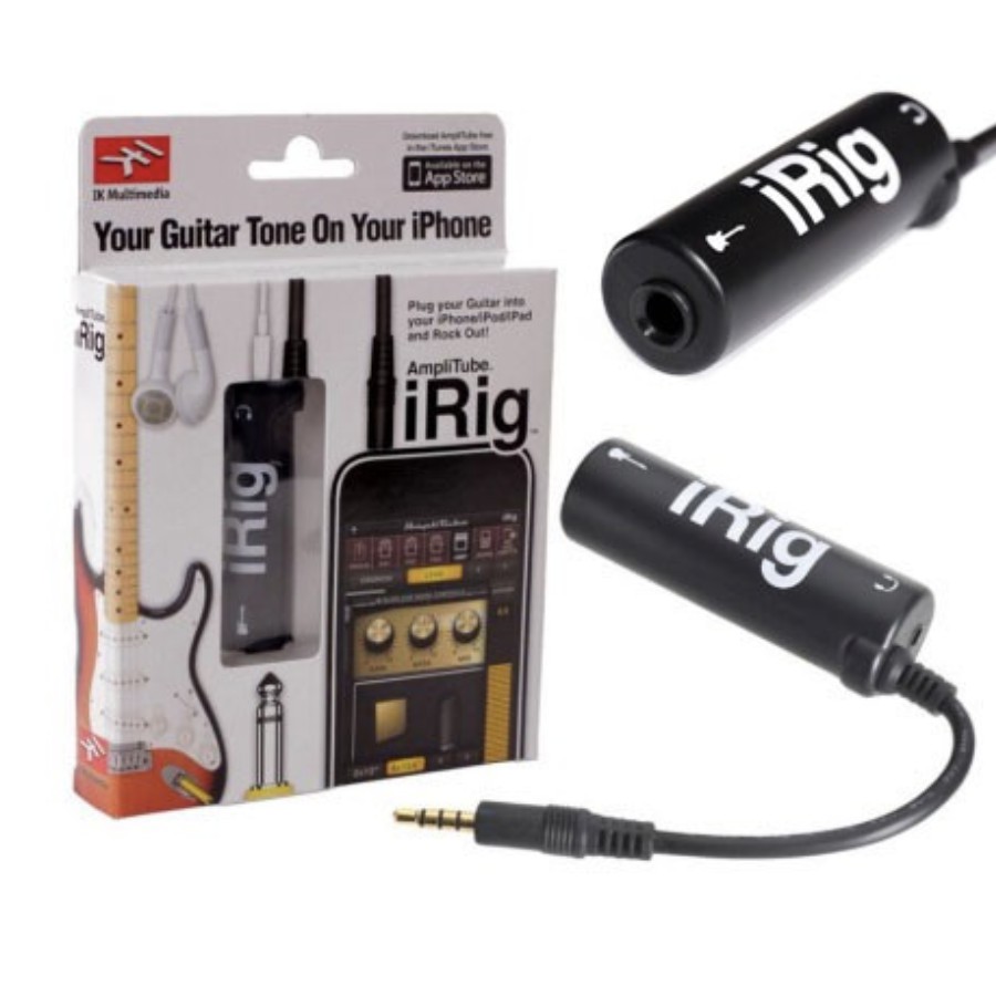 (พร้อมส่ง) iRig AmpliTube Effect Guitar อุปกรณ์เพิ่มเอฟเฟคเสียงต่อกีต้าร์ กับ iPhone (Black)