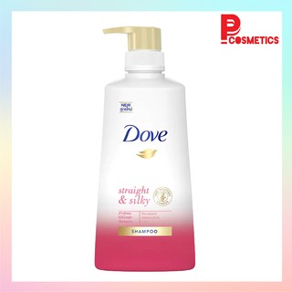 Dove โดฟ แชมพู สูตรสเตรท แอนด์ ซิลกี้ 480 มล.