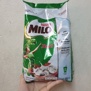 ไมโล 3อิน1 ช็อกโกแลตมอลต์ผง 1000 กรัม Milo 3 in 1 Chocolate Malt Powder 930 grams