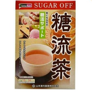 ชาญี่ปุ่นเพื่อสุขภาพ blended tea สำหรับคนชอบทานของหวาน ๆ 24ห่อในกล่อง yamamoto kanpo