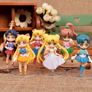 เซ็ต 6 โมเดล เซเลอร์มูน sailormoon