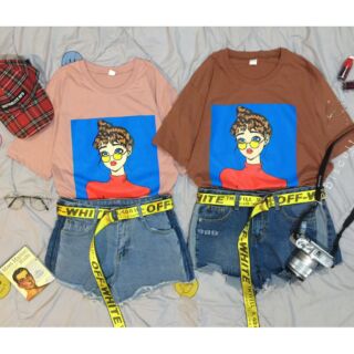 เสื้อยืด ลาย " MISS YELLOW "