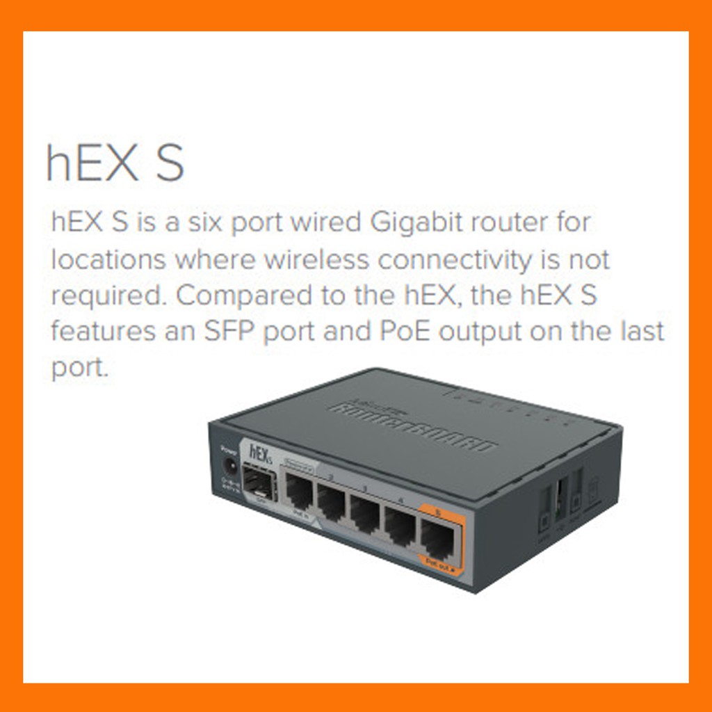 RB760iGS  hEX S,  MikroTik 🎁ทักแชทสอบถามสินค้า🎁 ออกใบกำกับภาษีได้+รับประกันตลอดการใช้งาน ไมโครติค เร้าเตอร์