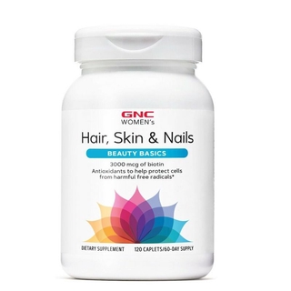 GNC Womens Hair Skin &amp; Nails 120 tablets Collagen คอลลาเจน ผู้หญิง ผมและเล็บ สหรัฐอเมริกา