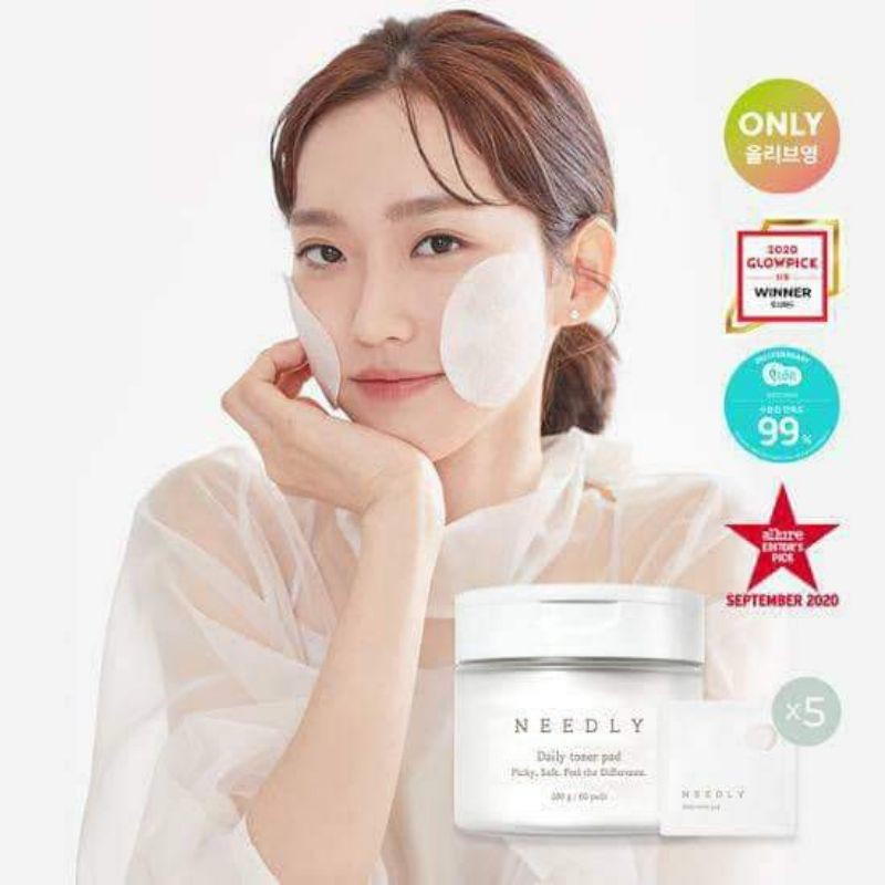 Needly Daily Toner Pad 60 แผ่น