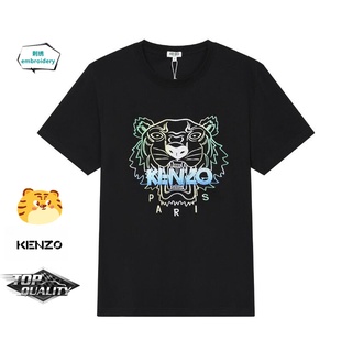 [S-5XL] 7528 kkk TIGER เสื้อยืดแขนสั้น ไล่โทนสี สไตล์คลาสสิก สําหรับผู้ชาย ผู้หญิง