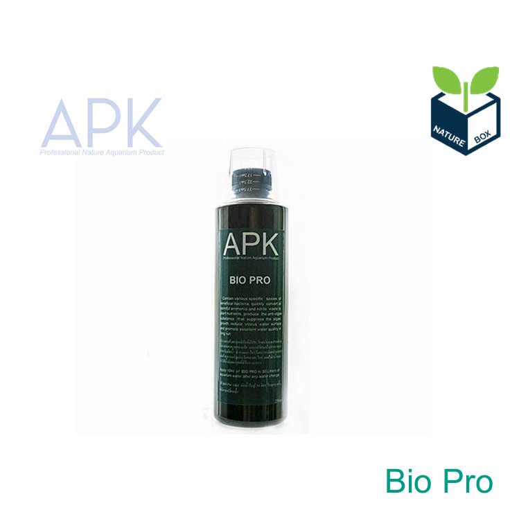 APK Bio Pro แบคทีเรียย่อยสลายของเสียยับยั้งตะไคร่ 250ml