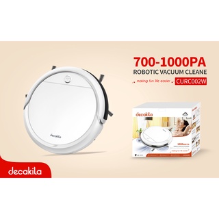 decakila หุ่นยนต์ดูดฝุ่น ถูพื้น อัจฉริยะ - Robotic Vacuum (Cleaner Random style) รุ่น CURC001W แรงดันสูญญากาศ 700-1000Pa