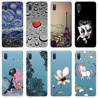 เคสสำหรับ Samsung Galaxy A02 Case Silicone Back Cover Soft Casing Samsung A02 A 02 GalaxyA02 cartoon TPU เคส