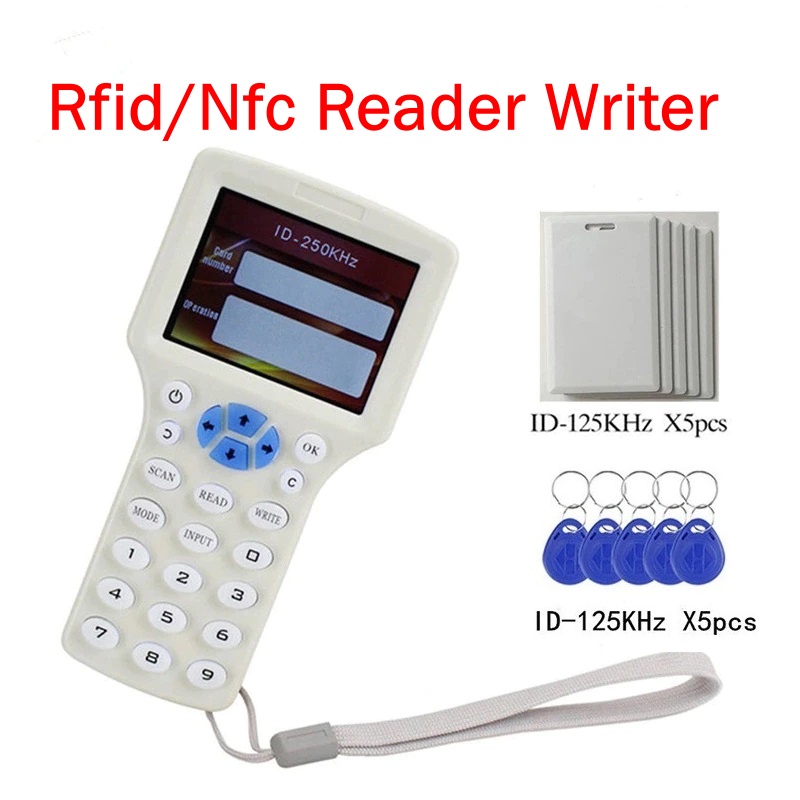 เครื่อง copy card ,Ic/Id Access Control Card  ,Rfid/Nfc Reader Writer  version ภาษาอังกฤษ แถมการ์ด 1