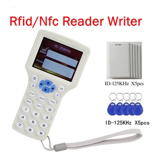 เครื่อง copy card ,Ic/Id Access Control Card  ,Rfid/Nfc Reader Writer  version ภาษาอังกฤษ แถมการ์ด 10pcs ส่งจากไทย