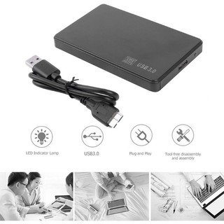 กล่องฮาร์ดดิสก์ภายนอก USB 3.0 SATA HDD SSD Pc N 26 5 Gbps ขนาด 2.5 นิ้ว