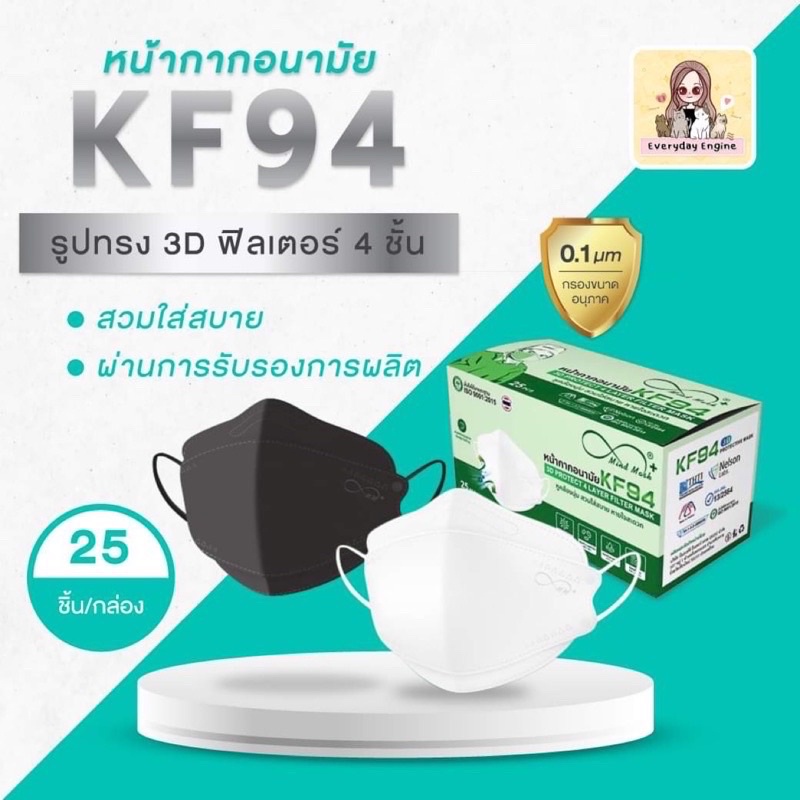Mind mask หน้ากากอนามัย 4 ชั้น KF94 mind mask มายแมส