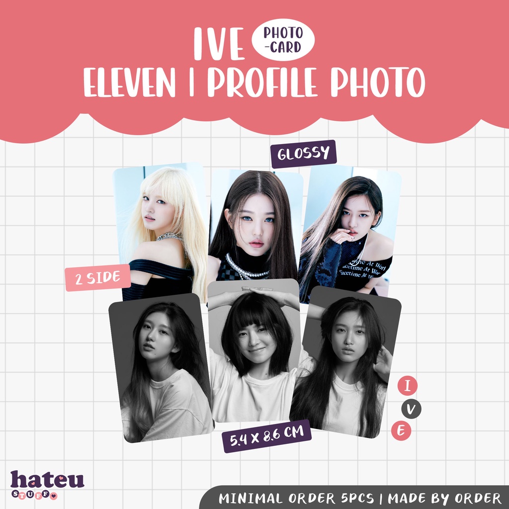 โฟโต้การ์ด Ive Unofficial Eleven Selca Profile Photo Selca - hateu ...