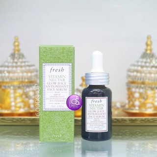 Fresh Vitamin Nectar Glow Juice Antioxidant Face Serum 15ml. Box เซรั่มฟื้นฟูผิวหน้าอย่างล้ำลึก ฉลากคิงส์