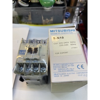 MITSUBISHI แมกเนติก คอนแทกเตอร์ S-N10 Magnetic Contactor Coil 220v380V พร้อมส่ง