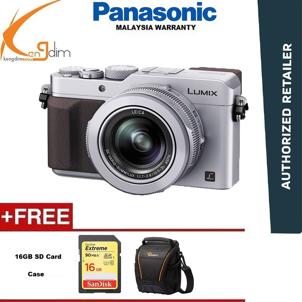 กล้องดิจิตอล Panasonic Lumix DMC-LX100 / LX100 (สีเงิน)