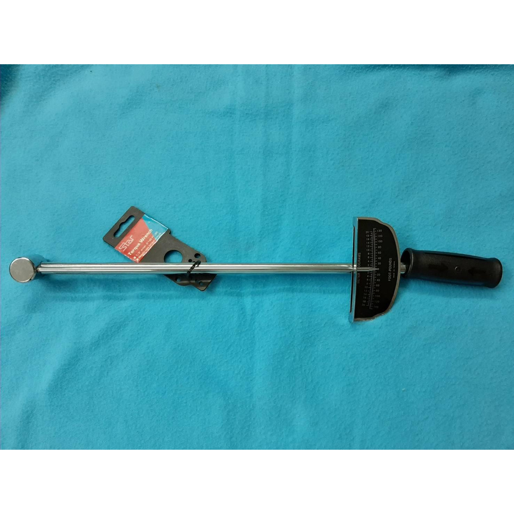 ประแจปอนด์ TORQUE WRENCH 0-150 ฟุต / ปอนด์ ½”  Star (TW102) Torgue 0-150 ฟุต / ปอนด์ ½” DRIVE WRENCH