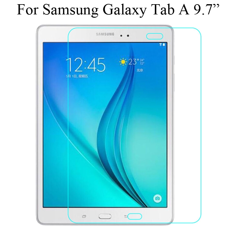 ซัมซุง การป้องกันหน้าจอ For Samsung Galaxy Tab A 9.7 T550 T555 P550 P555 9.7inch กระจกนิรภัย ป้องกันหน้าจอ