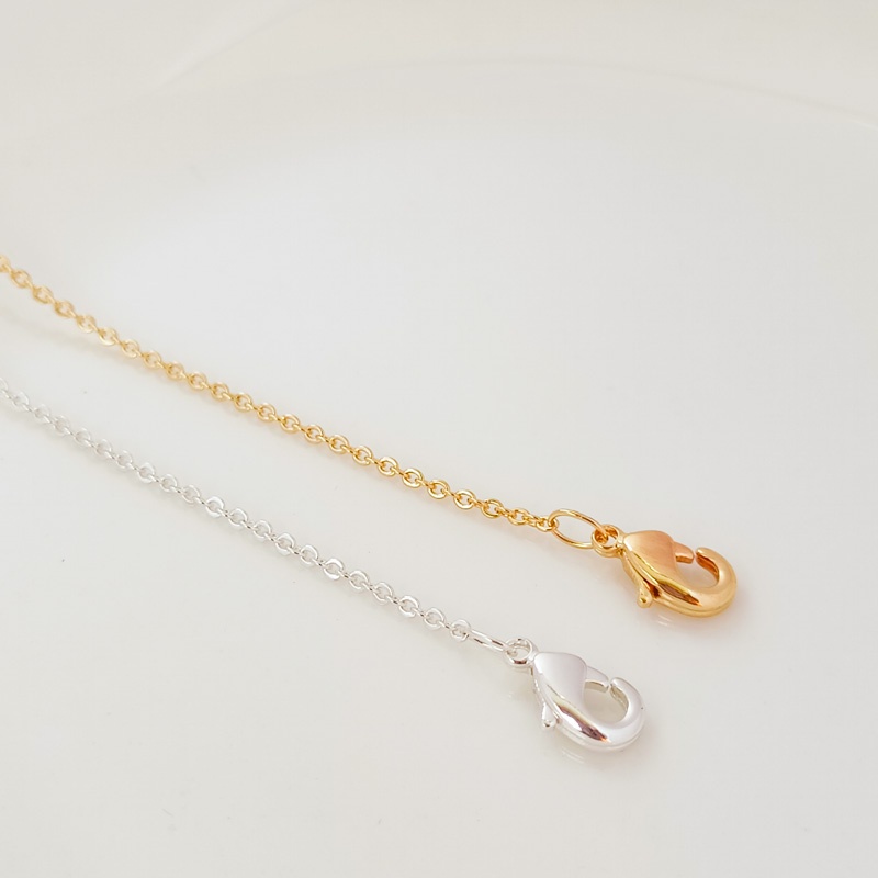สร้อยคอโซ่ ชุบทอง 14k จี้รูปกุ้งก้ามกราม แฮนด์เมด DIY