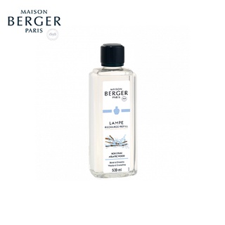 Aquatic Wood 500ml Maison Berger Paris : น้ำหอมสำหรับบ้าน ชนิดเติมตะเกียงน้ำหอม กลิ่น อะควอติก วูด ขนาด 500 มิลลิลิตร