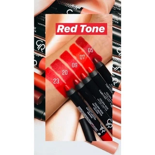 (ขายดีที่สุด)GoldenRose โกลเด้น โรส ลิปดินสอ แมท ลิปสติก เครยอน Matte Crayon Lips (โค้ดAY9L44 ลด45 ขั้นต่ำ300)