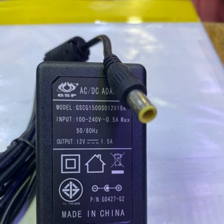 AC/DC 100-240V. 12V. 1.5AM. ขนาดรูเข็ม5.0*3.0มีเข็มกลาง (มีม…