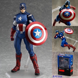 ฟิกเกอร์ Avengers figma 226 Captain America บรรจุกล่อง