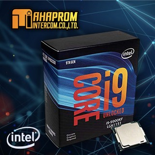 CPU (ซีพียู) INTEL CORE I9-9900KF Max Frequency 5.0 GHz. 8Core/16Threads LGA1151 สินค้ามีประกัน