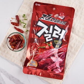 พร้อมส่ง 샘표 질러 เนื้อวัวเกาหลีอบแห้งพร้อมทาน SEMPIO Korean Beef Jerky (เนื้อย่างรสเผ็ดร้อน)