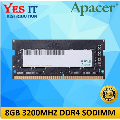 Apacer 8GB DDR4 3200MHz SODIMM RAM