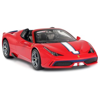 รถบังคับวิทยุ Ferrari 458 Speciale Scale 1:4 รถสปอร์ต หรู สุดเท่ห์ ไฟหน้าสมจริง - Rastar 73400 Red