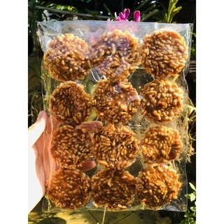 ข้าวแต๋นน้ำแตงโมราดน้ำตาลเต็มแผ่นถุงใหญ่