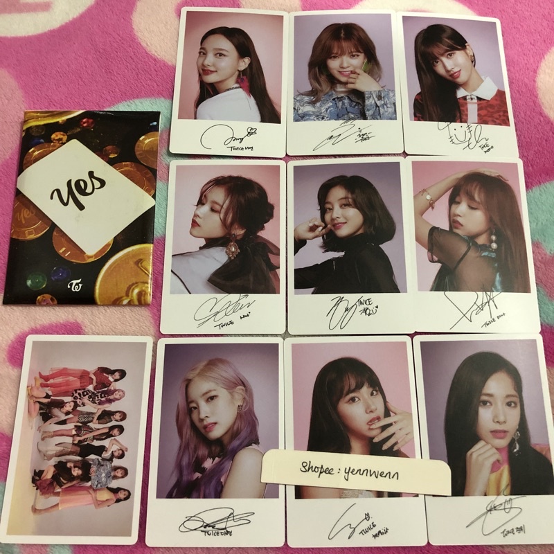 [LOSE] TWICE Yes Or YOY Version B Official PO Benefit Photocard PO Card