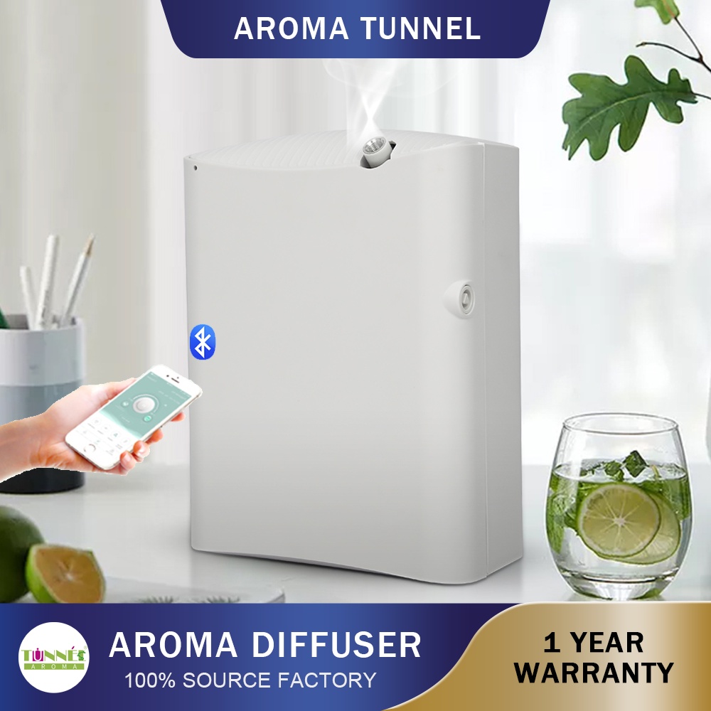 AROMA TUNNEL 500ML 4000Sqft สมาร์ท WIFI Essential Oil Diffuser Air Humidifier Home Hotel บลูทูธเครื่องอโรมา