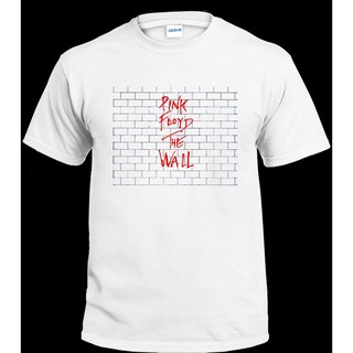 ผ้าฝ้ายแท้GILDAN เสื้อยืดผ้าฝ้าย 100% พิมพ์ลายกราฟิก Pink FLOYD BAND UNISEXS-3XL