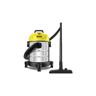 คาร์เชอร์ KARCHER เครื่องดูดฝุ่นแบบเปียกและแห้ง WD 1S Classic ดูดฝุ่น ดูดน้ำ เป่าลม ถังสเตนเลส 1300 วัตต์ 1.098-323.0