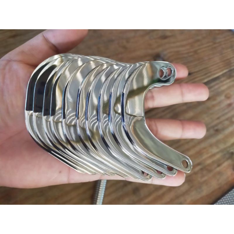 วงเดือนแท้Wave125ชุบหนาพิเศษเงามากๆ