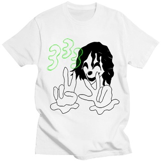 เสื้อยืดลําลอง ผ้าฝ้าย แขนสั้น พิมพ์ลายอัลบั้มเพลง Swedish Rapper Bladee 333 ทรงหลวม สไตล์ฮิปฮอป เหมาะกับฤดูร้อน สําหรับ