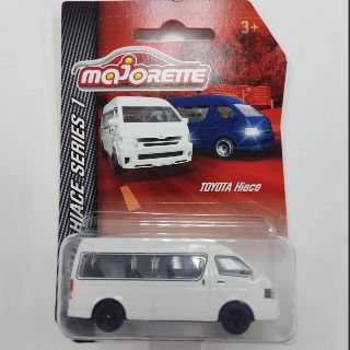 TOYOTA HIACE สีขาว majorette รถตู้