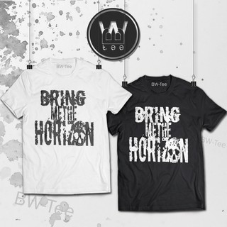 เสื้อขาว - นําฉันHorizonวงBMTHเสื้อยืดBajuLelakiPerempuanUnisexTeeออกแบบการพิมพ์ที่กําหนดเอง100%ผ้า