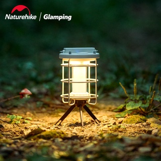 Naturehike NH โคมไฟตั้งแคมป์กลางแจ้ง แบบพกพา ไฟพื้นดิน บรรยากาศ โคมไฟกันน้ํา โคมไฟเต็นท์