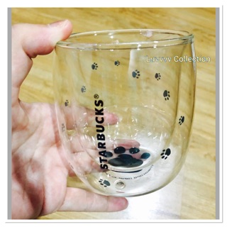 แก้ว Glass เท้าน้องหมา ขนาด 220ml ของสตาร์บัคไต้หวัน